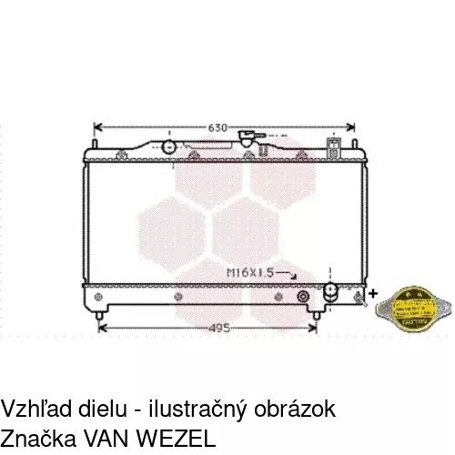 Chladiče vody 812308-3 /POLCAR/ - obr. 3