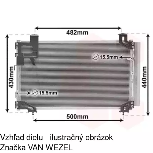 Chladiče klimatizácie POLCAR 8125K8C3S - obr. 1