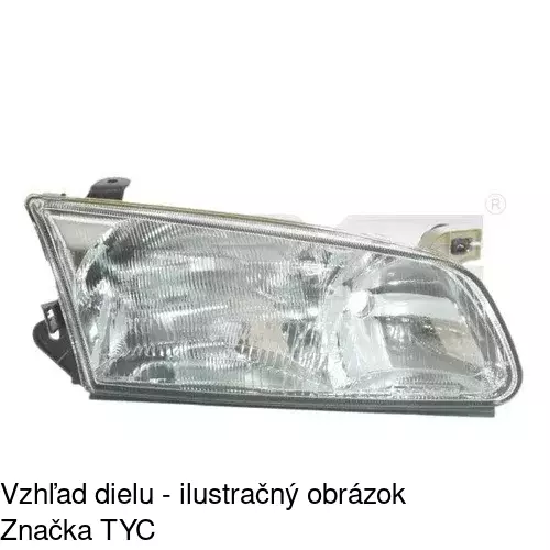 Hlavný reflektor POLCAR 813610-E