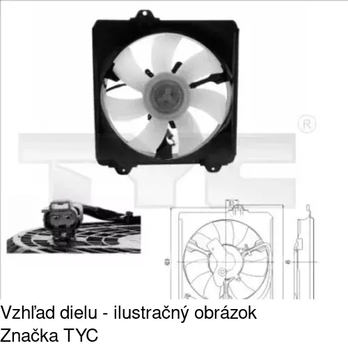 Ventilátory chladičov POLCAR 814623W2