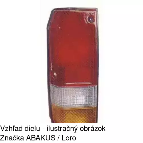 Zadné svetlo 817587 /POLCAR/