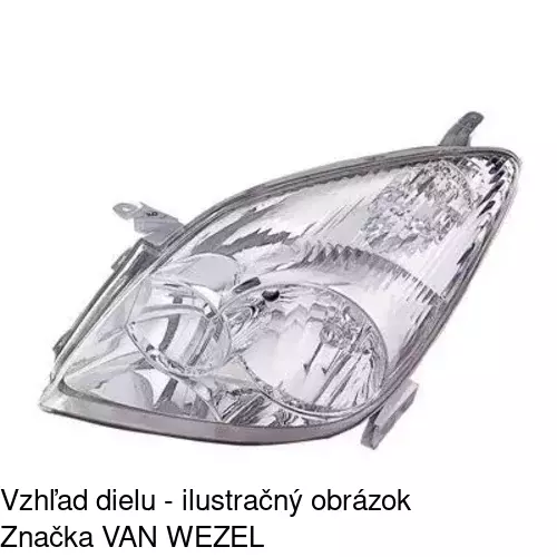 Hlavný reflektor POLCAR 818509-E