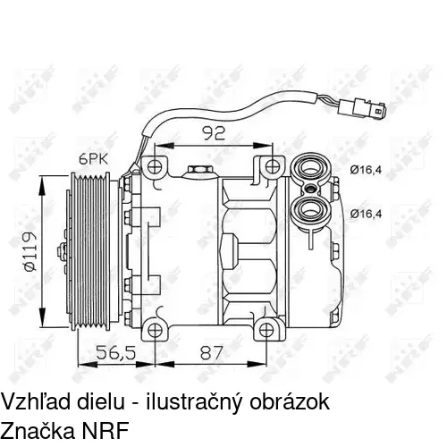 Kompresor AC POLCAR 8FK351127871