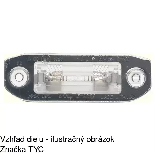 Svetlo na osvetlenie evidenčného čísla 9042959R /POLCAR/ - obr. 2