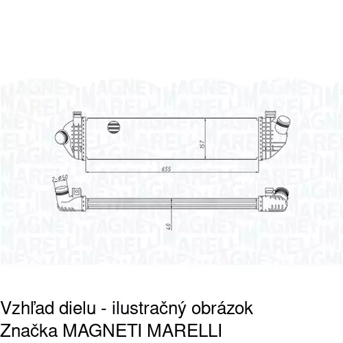 Chladiče vzduchu (Intercoolery) POLCAR 9042J8-1