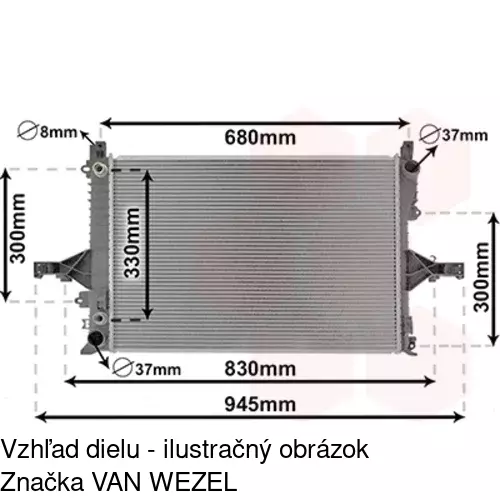 Chladiče vody POLCAR 908008-2 - obr. 5