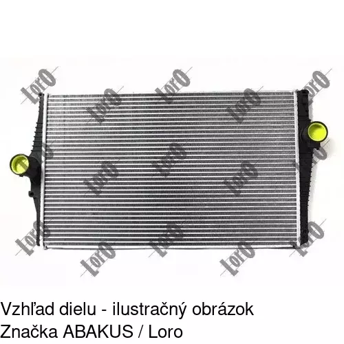 Chladiče vzduchu (Intercoolery) POLCAR 9090J8-1 - obr. 2