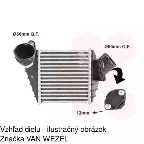 Chladiče vzduchu (Intercoolery) POLCAR 9501J81X - obr. 2