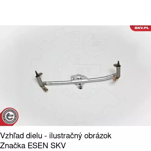 Náhon stieračov bez motora POLCAR 9501MWP1 - obr. 5