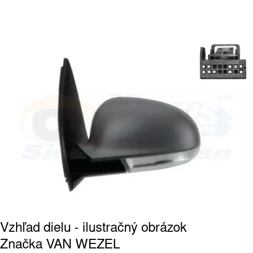 Vonkajšie zrkadlo POLCAR 9513515E