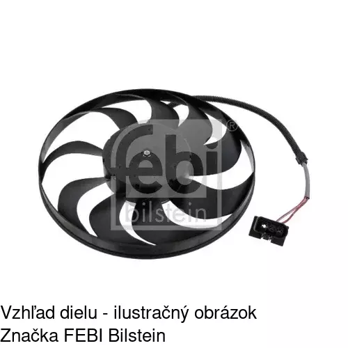 Ventilátor bez krytu / podpery POLCAR 952523U3 - obr. 3