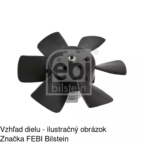 Ventilátor bez krytu / podpery POLCAR 953423U3 - obr. 2