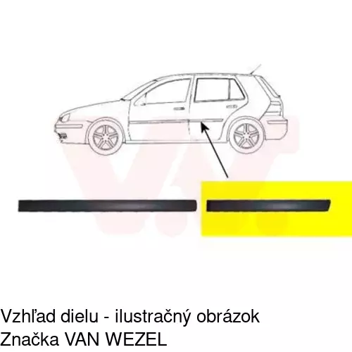 Lišta dverí POLCAR 95410041 - obr. 1