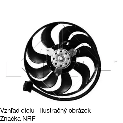 Ventilátor bez krytu / podpery POLCAR 954123U6 - obr. 4