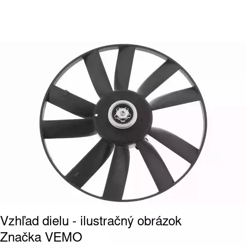 Ventilátor bez krytu / podpery POLCAR 954623U1 - obr. 2