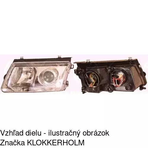 Hlavný reflektor POLCAR 9548102H