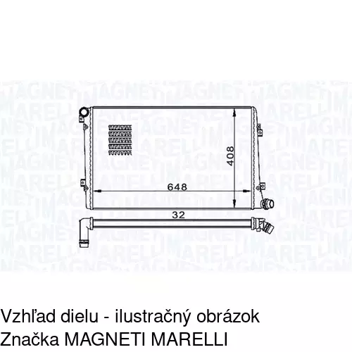 Chladiče vody POLCAR 955508A1 - obr. 1