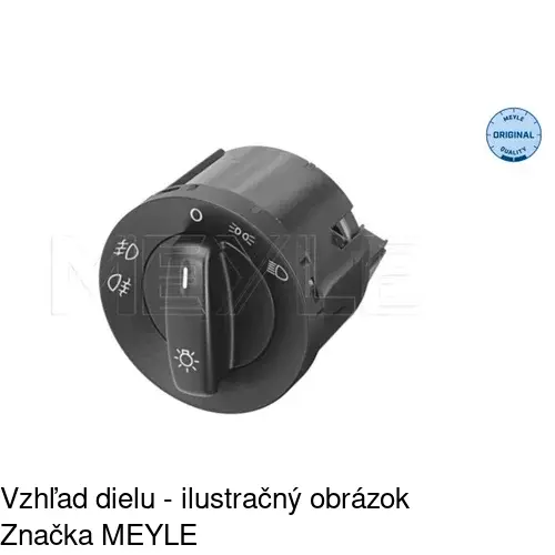 Hlavný vypínač POLCAR 9555P-16