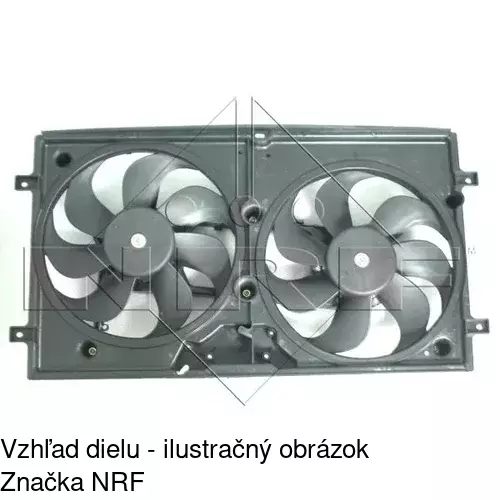 Ventilátor bez krytu / podpery POLCAR 956623U5 - obr. 4