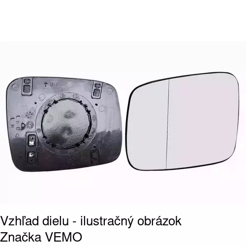 Vonkajšie zrkadlo POLCAR 9566515E