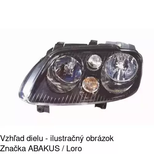 Hlavný reflektor POLCAR 9578102U - obr. 3