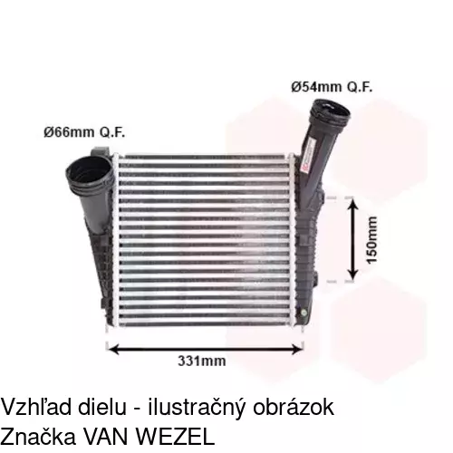 Chladiče vzduchu (Intercoolery) POLCAR 9580J84X