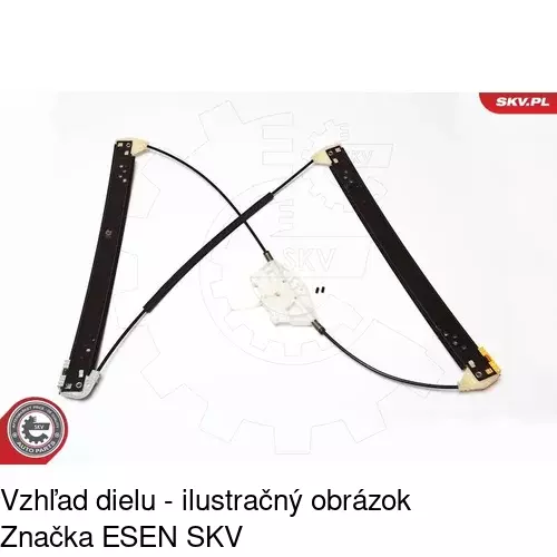 Elektrický mechanizmus okna dverí POLCAR 9580PSG1 - obr. 4