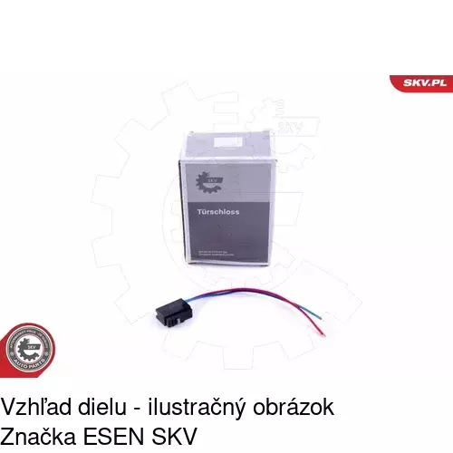 Vnútorná zámka dverí POLCAR 9580ZC-1 - obr. 5