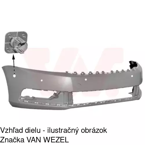 Predný nárazník POLCAR 95D107-1 - obr. 2