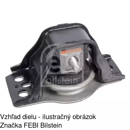 Silentblok motora DC-EM003 /POLCAR/ - obr. 1