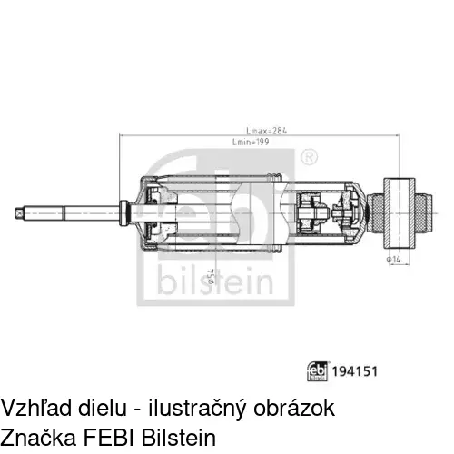 Plynový tlmič POLCAR S010204G - obr. 1