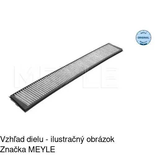 Kabínový filter s uhlíkom POLCAR S11-1004 - obr. 2