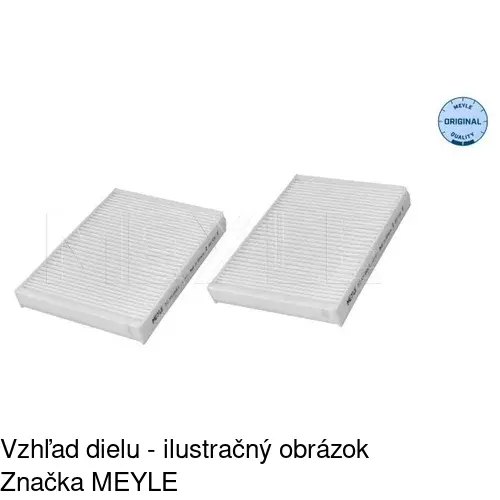 Kabínový filter s uhlíkom POLCAR S11-1007 - obr. 5