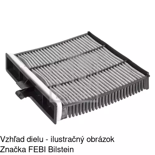 Kabínový filter s uhlíkom POLCAR S11-1009 - obr. 1