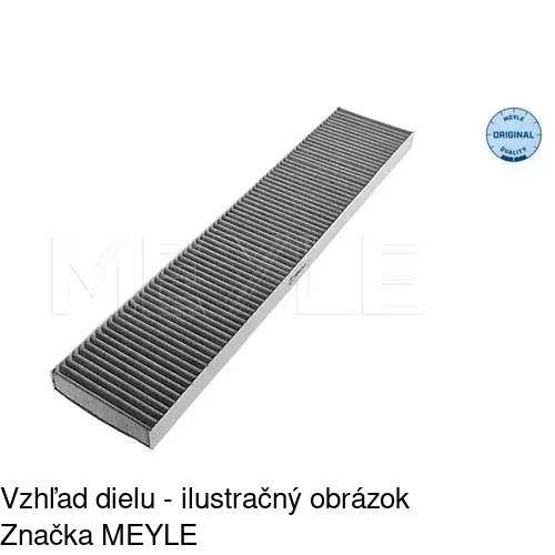 Kabínový filter s uhlíkom POLCAR S11-1013 - obr. 2