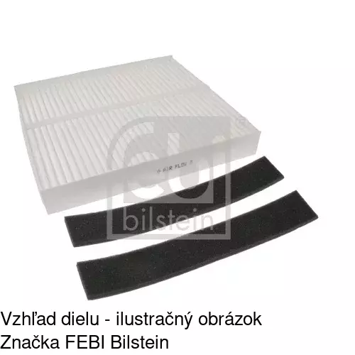 Kabínový filter s uhlíkom POLCAR S11-1017 - obr. 3