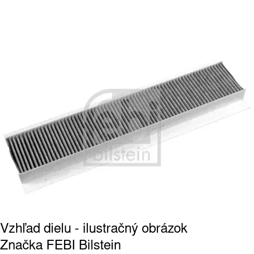 Kabínový filter s uhlíkom POLCAR S11-1021