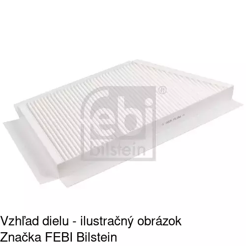 Kabínový filter s uhlíkom POLCAR S11-1034 - obr. 3