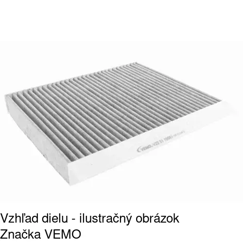 Kabínový filter s uhlíkom POLCAR S11-1048 - obr. 3