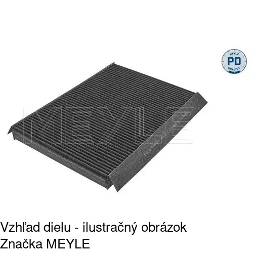 Kabínový filter s uhlíkom POLCAR S11-1077 - obr. 3