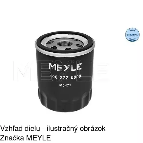 Olejový filter POLCAR S11-3016 - obr. 4