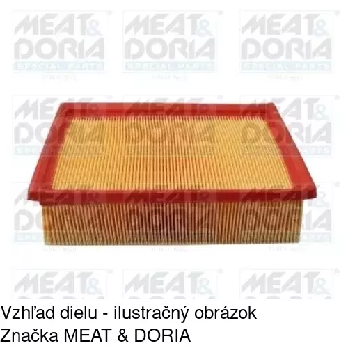 Vzduchový filter POLCAR S11-4102 - obr. 1