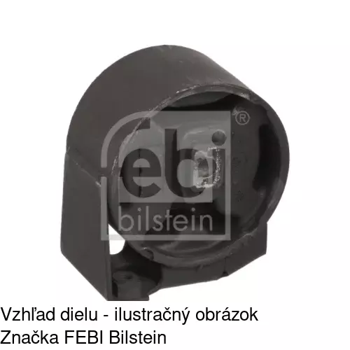 Silentblok motora POLCAR S2267021