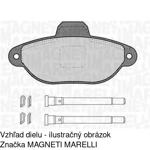 Brzdové dosky POLCAR S70-0007 - obr. 3