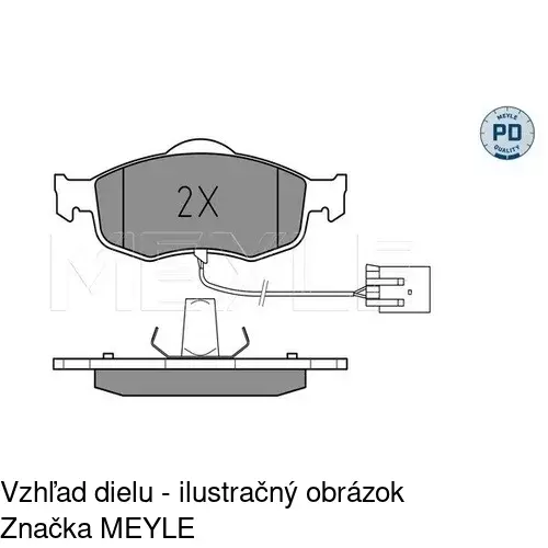 Brzdové dosky POLCAR S70-0014 - obr. 5