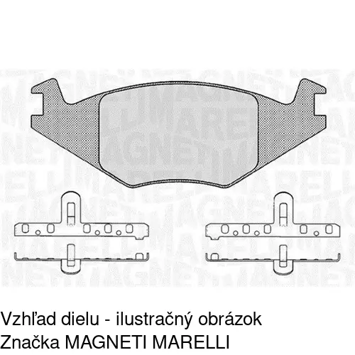 Brzdové dosky POLCAR S70-0015 - obr. 3