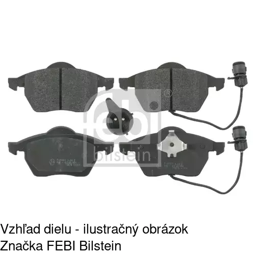 Brzdové dosky POLCAR S70-0018 - obr. 3