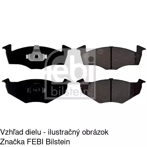 Brzdové dosky POLCAR S70-0036 - obr. 2