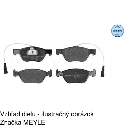 Brzdové dosky POLCAR S70-0067 - obr. 5