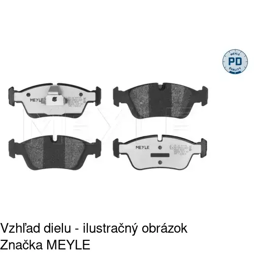 Brzdové dosky POLCAR S70-0071 - obr. 3